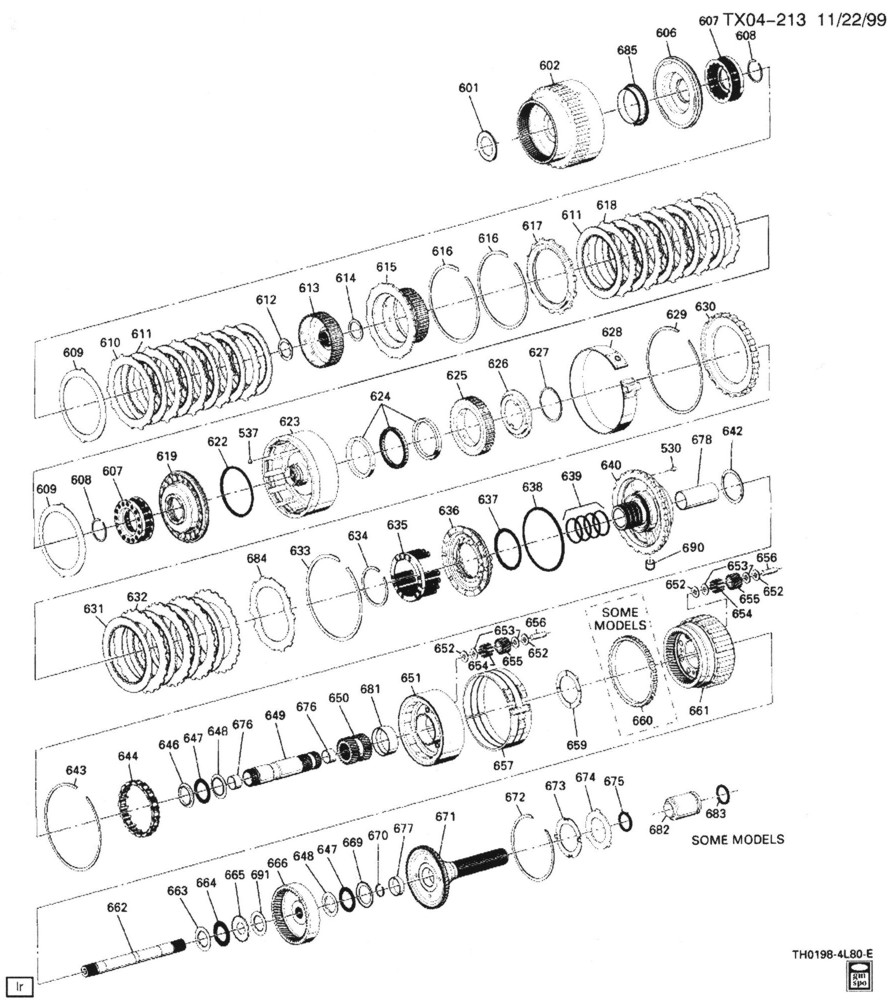 33 4l80e Transmission Parts Diagram